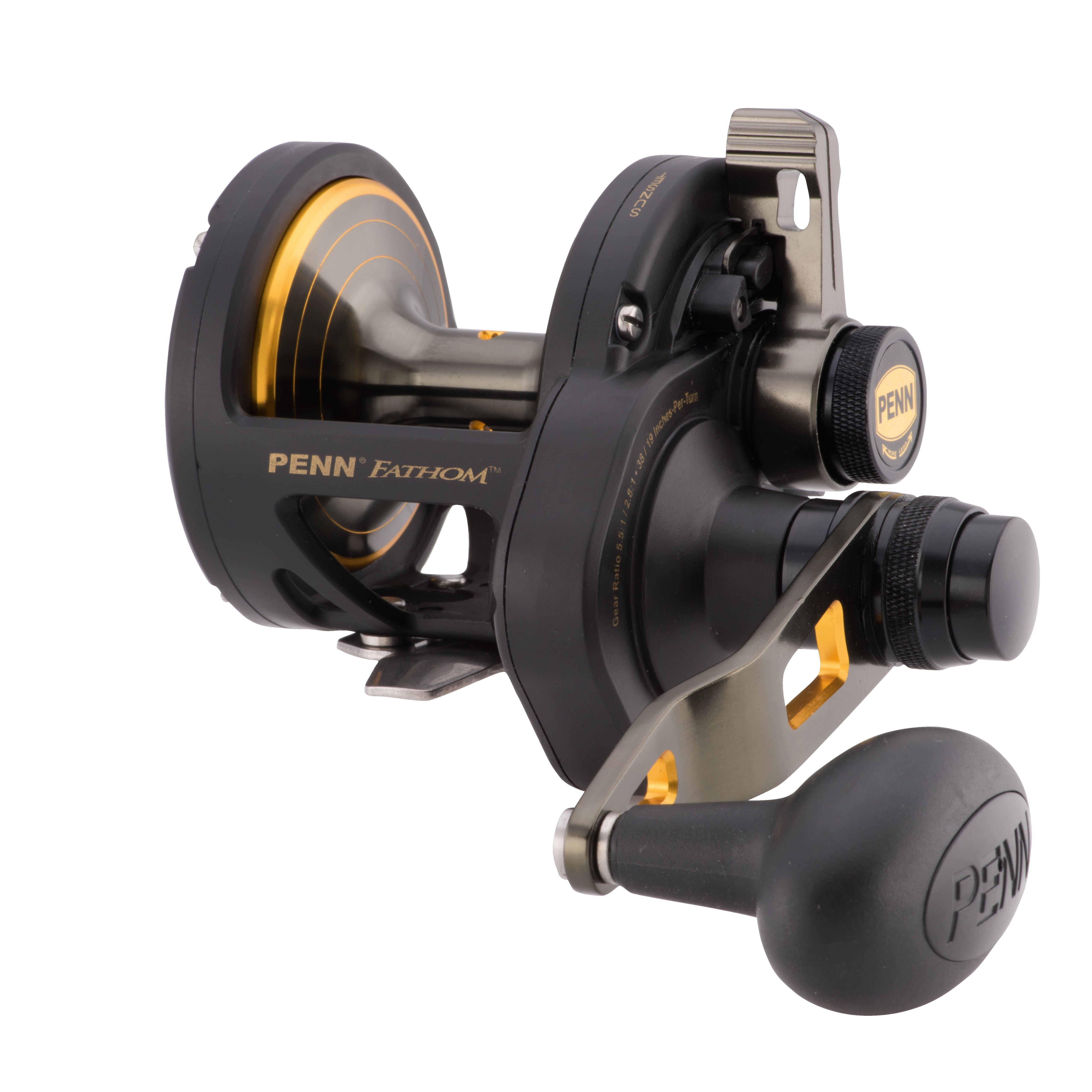 Penn FTH30LD2LH Fathom Left Hand Lever Drag 2-Speed Reel