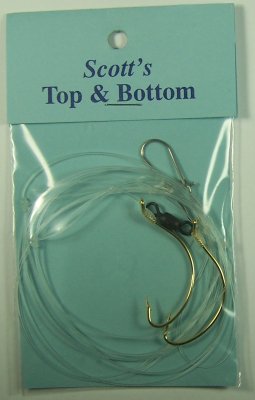 Plain with Gold 2/0 Hooks