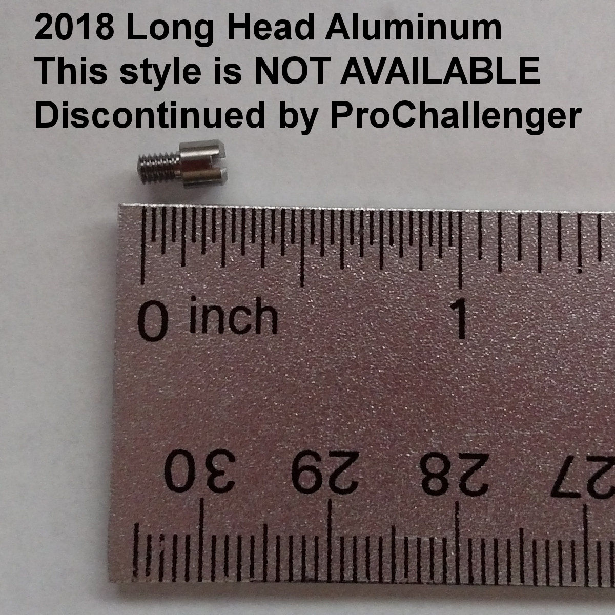 110-PRO-OLD Screw, Handle Locking Screw, Phillips LONG HEAD ALUMINUM (CUSTOM)
