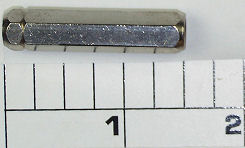 155-115 Turn Buckle, for rod brace (1.123 in or 28.56 mm long)
