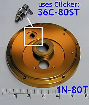 1N-80T Plate, Handle Side Plate Assembly (New Style) (Gold)