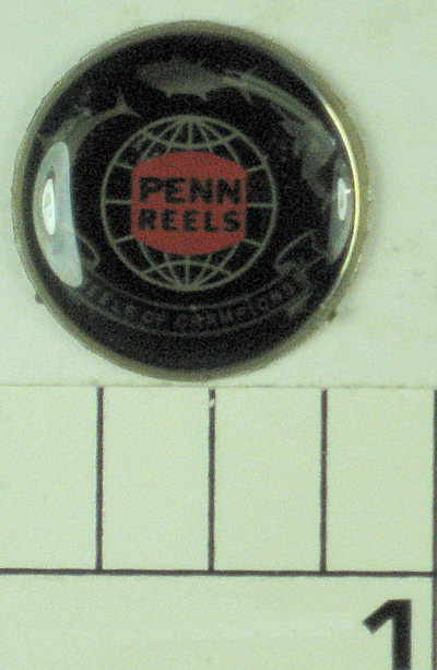 237-340 Decal, Handle Side Plate Round &quot;Penn Reels&quot; &amp; Ratio