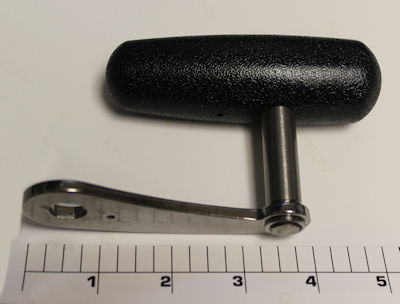 24N-80 Handle, Ergonomic Hard Rubber Knob