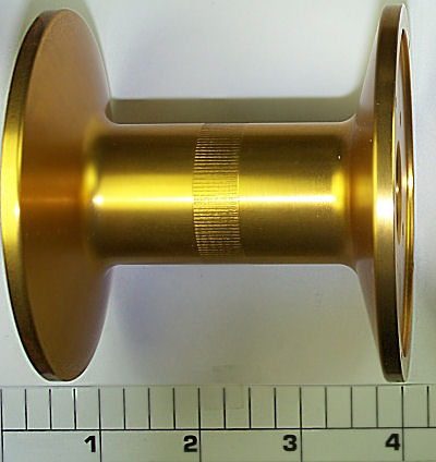 29L-30TW Spool, Aluminum, Gold Finish