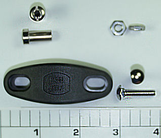 33-340SP Kit, Clamp, Rod Clamp (Thick) (Graphite) (Black) (7pc Kit)