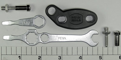 33C-975 Clamp, Rod, KIT: Graphite Clamp with Studs, Nuts and Wrench