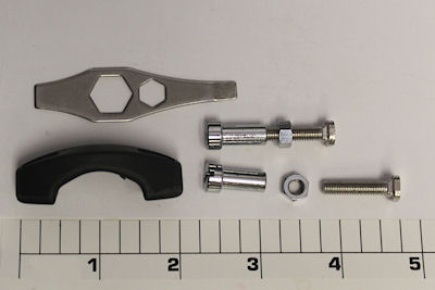 33C-DFN40LW Clamp, Rod, KIT: Graphite Clamp with Studs and Nuts