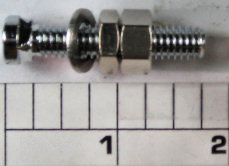 34C-116 Screw With Nuts, for Rod Clamp (uses 2)