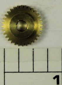 45N-209 Worm Gear (Newer Diameter) (Brass)