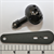 CRP-TYPE-N-RA142-BLK 3" Blade w/ 36mm ROUND Aluminum Knob (BLACK)