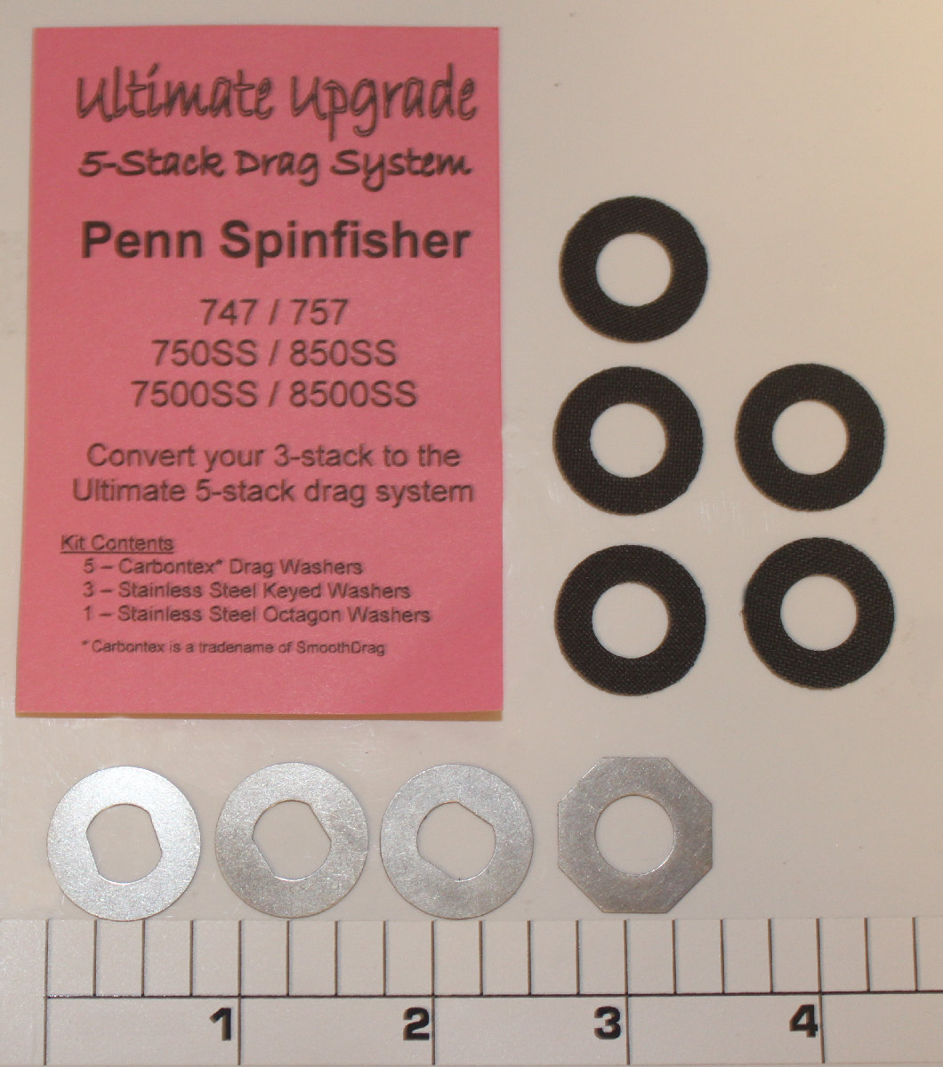 UU-PENN700Z/800Z 5+1 Drag Washer System (Custom)