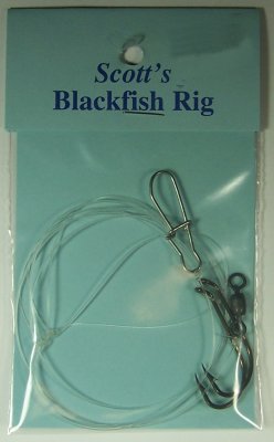 Blackfish Rig Bronze 2/0 Baitholder Hooks
