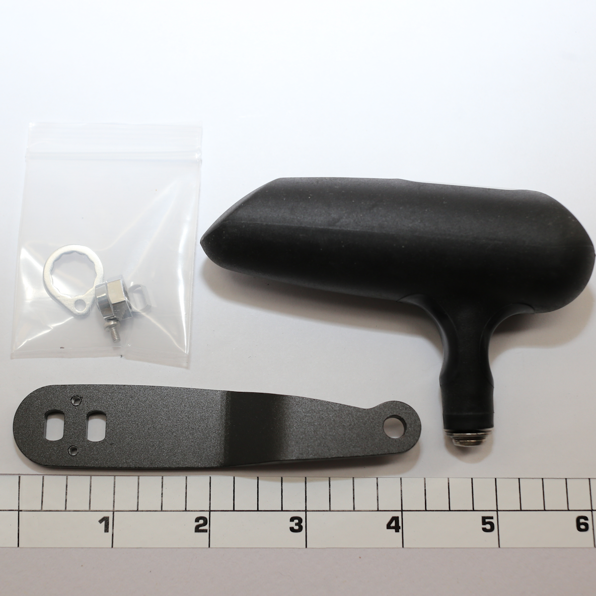 CRP-TYPE-E-MPT  3" Blade w/ 4" Molded Plastic T-Bar Knob (BLACK)