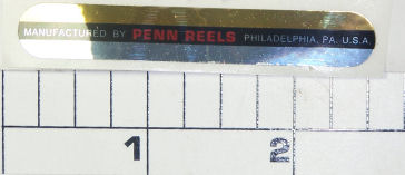 240-714 Decal, Rotor ("Penn Reels")
